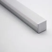 RA-2016B; 1 м длинный светодиодный алюминиевый профиль(анодированный серебряного цвета цвет) с крышкой ПК; для flexibe или жесткий светодиодный полоски