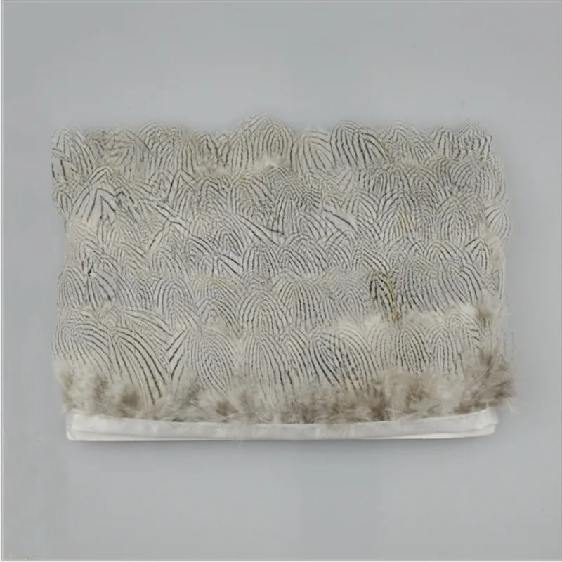 

Natural Pheasant Feathers Trims Fringe Ribbon Trim With Satin Ribbon Sewing Crafts Costumes Decorative Plumes