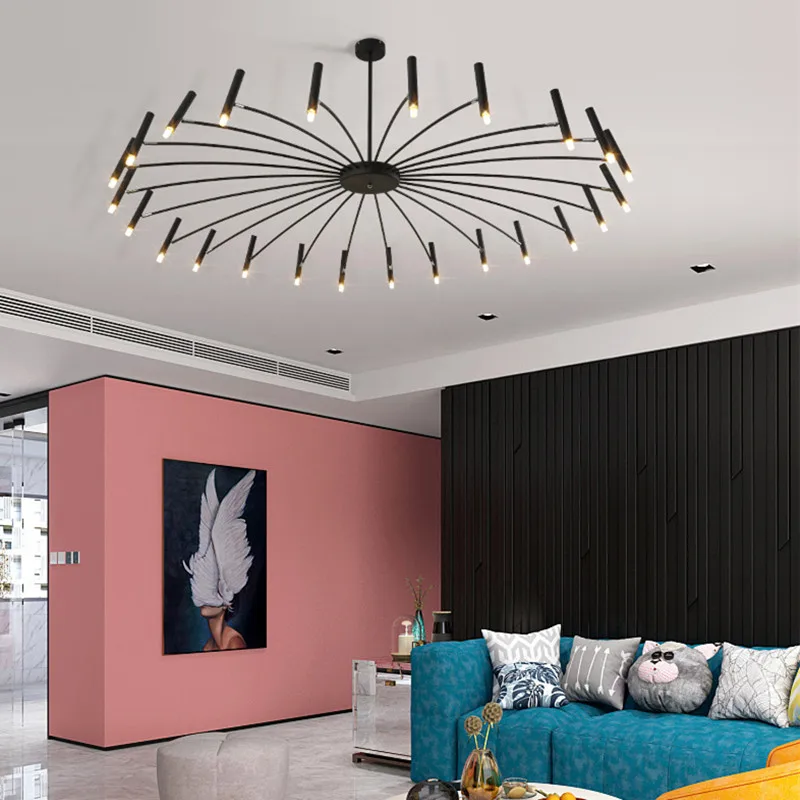 

Nordic Retro Art Dandelion LED Pendant Lamp Modern Design Living room Bedroom Restaurant Hall Decro Light Fixture Luminaire