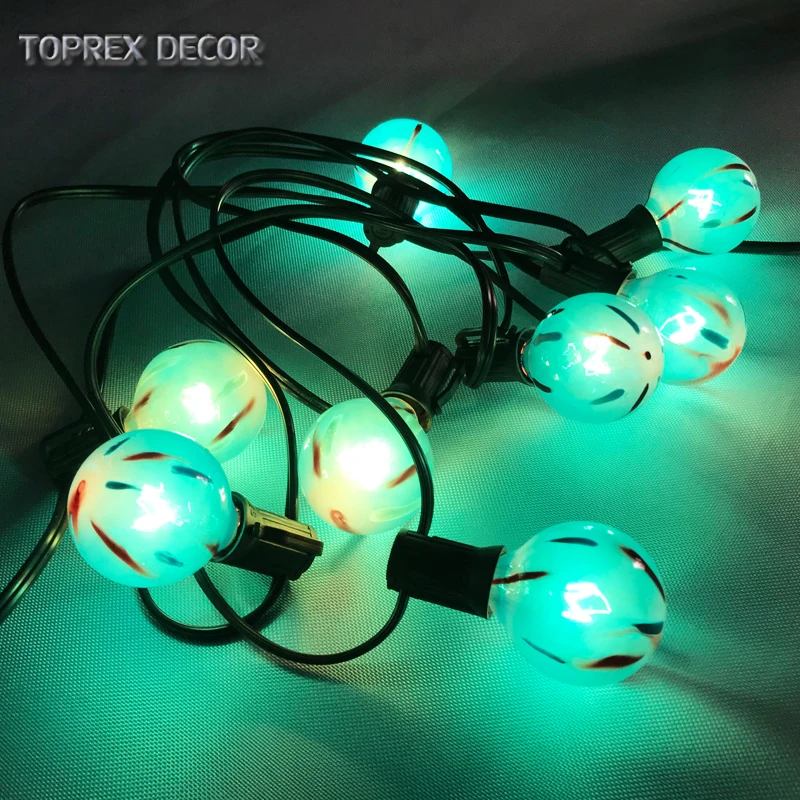 

Toprex E12 patio lights - length 11.5ft. outdoor string lights christmas garland light backyard decor fairy lights