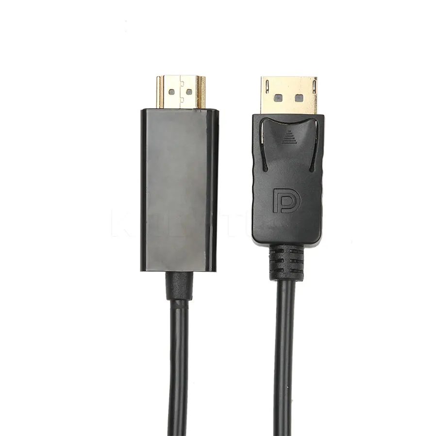 1,8 м 6 футов Дисплей порт мужской DP к HDMI Мужской кабель адаптер конвертер для ПК ноутбук