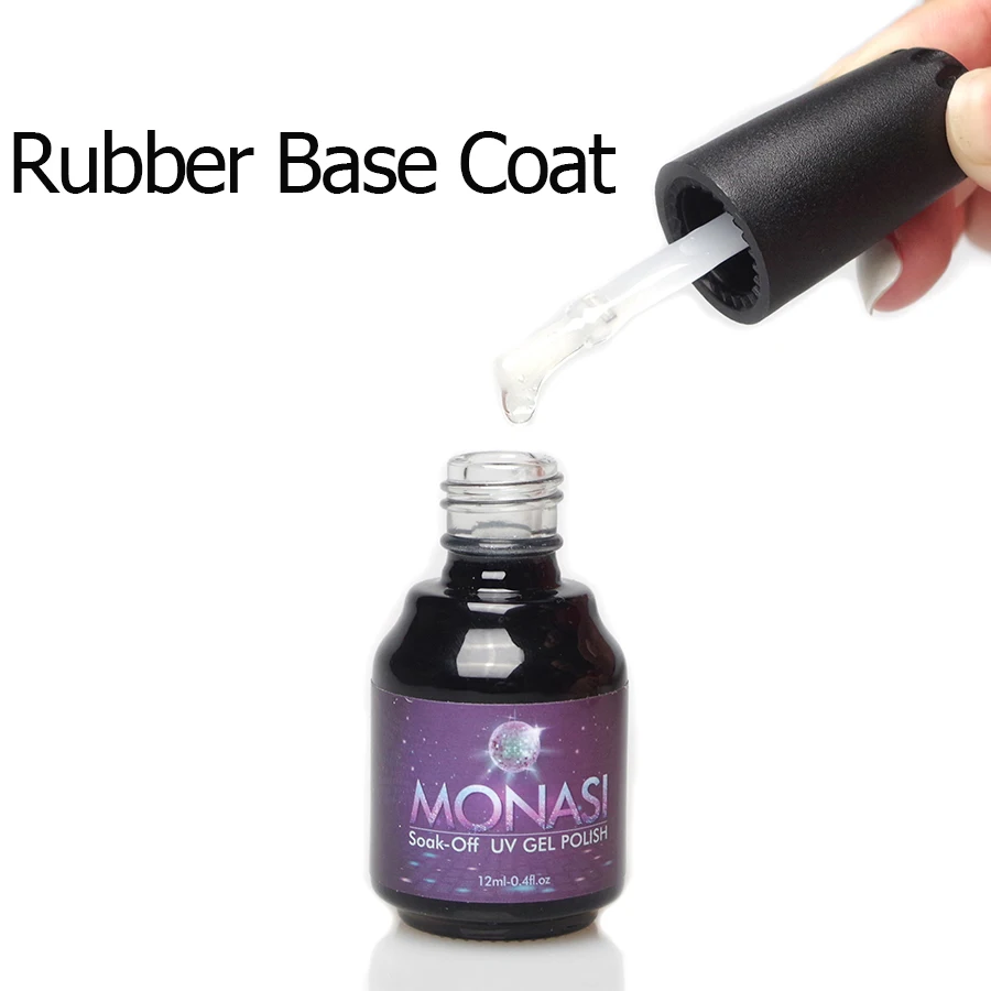 

Monasi Thick Base Gel 12ml Transparent Soak Off UV Primer Gel Polish Gel Lacquer Nail Art Manicure Varnish