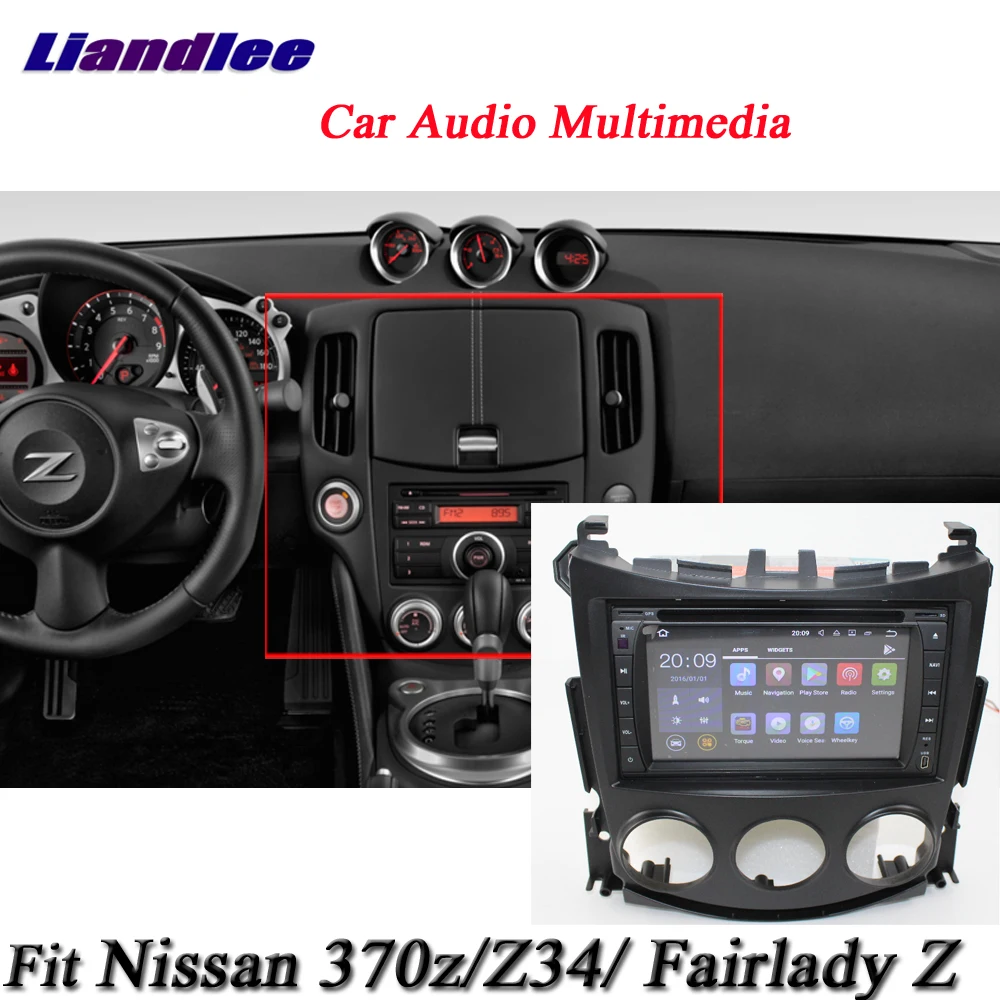 Liandlee Car Android System For Nissan 370z Fairlady Z Z34 Radio CD DVD Player GPS Navi
