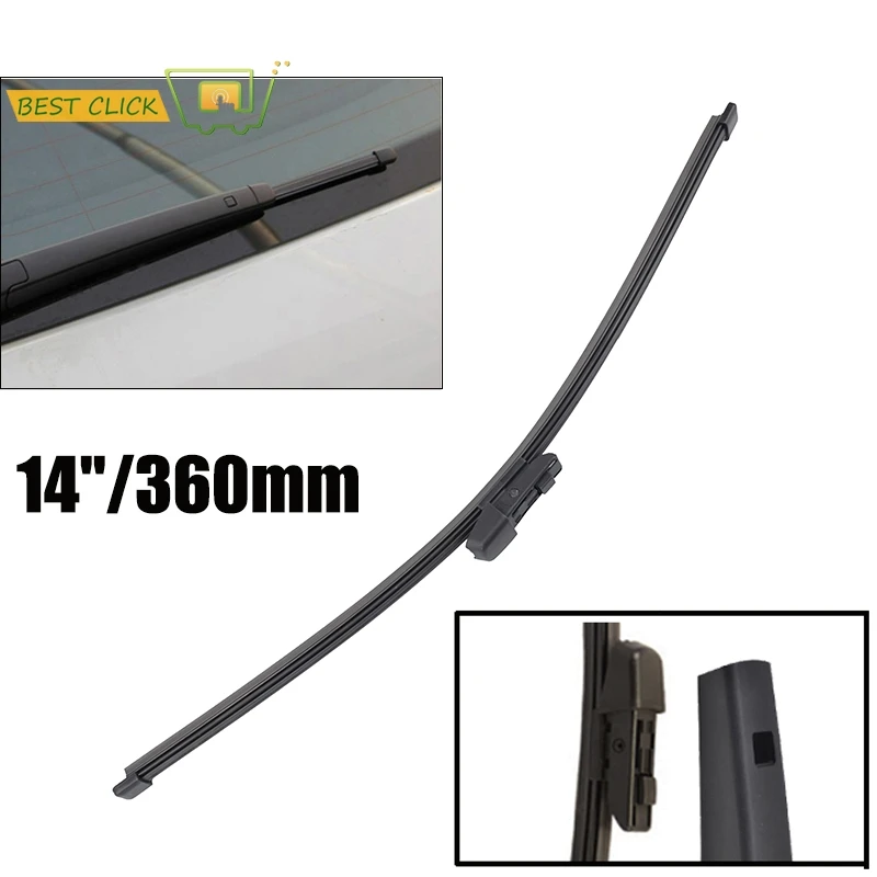 

MISIMA 14" Rear Window Windscreen Wiper Blade For SEAT Alhambra Leon ST Mk3 SKODA Octavia Estate 5E5 Golf Plus 2013 2014 2015