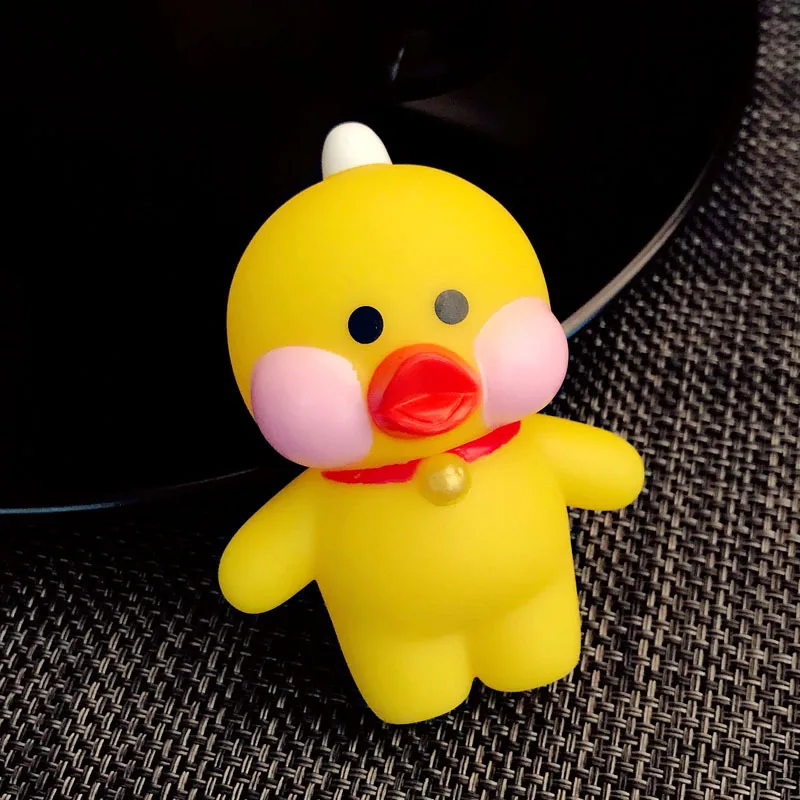 

Fashion Keychains Cute Little yellow duck Key Chain Ring Anime Totoro Keychain Creative Trinket Charm Women Girl Kids Keyring