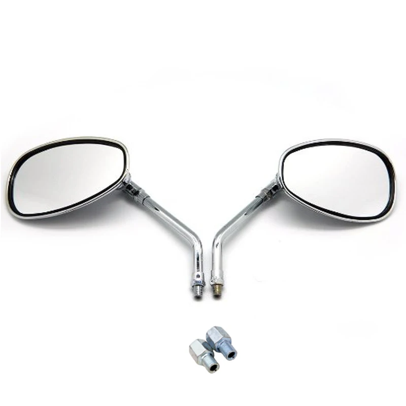 

RPMMOTOR Motorcycle Custom Rearview Side Mirrors 10MM Adapter Mount For HONDA Shadow Rebel 250 nighthawk VTX CB 600 1000 Cruiser