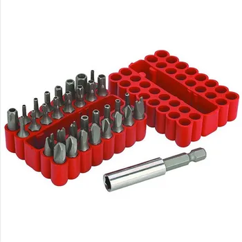 

33Pcs /set Security Tamper Proof Torx Bit Spanner Star Hex Holder Rod Screwdriver Set