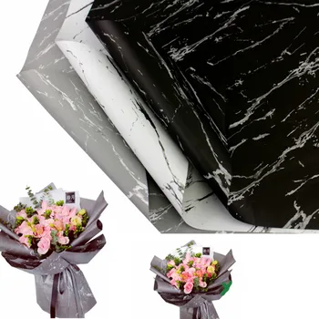 

Marble Flower Wrapping Paper Floral Bouquet Decorative Flower Packing Paper Florist Decoration 10pcs/lot