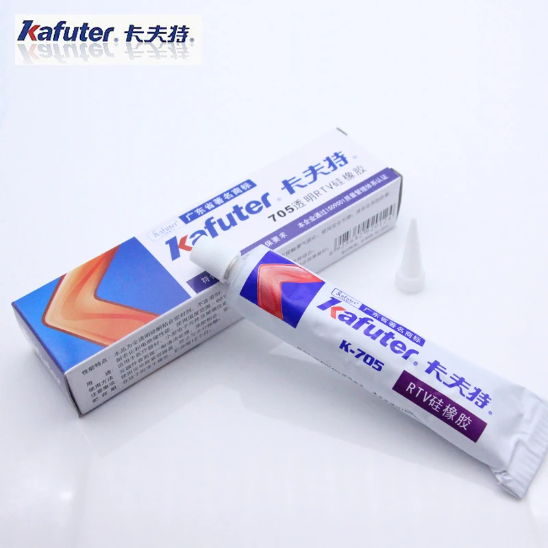 Free shipping Genuine Kafuter k 705 RTV Silicone Rubber Electronic Glue