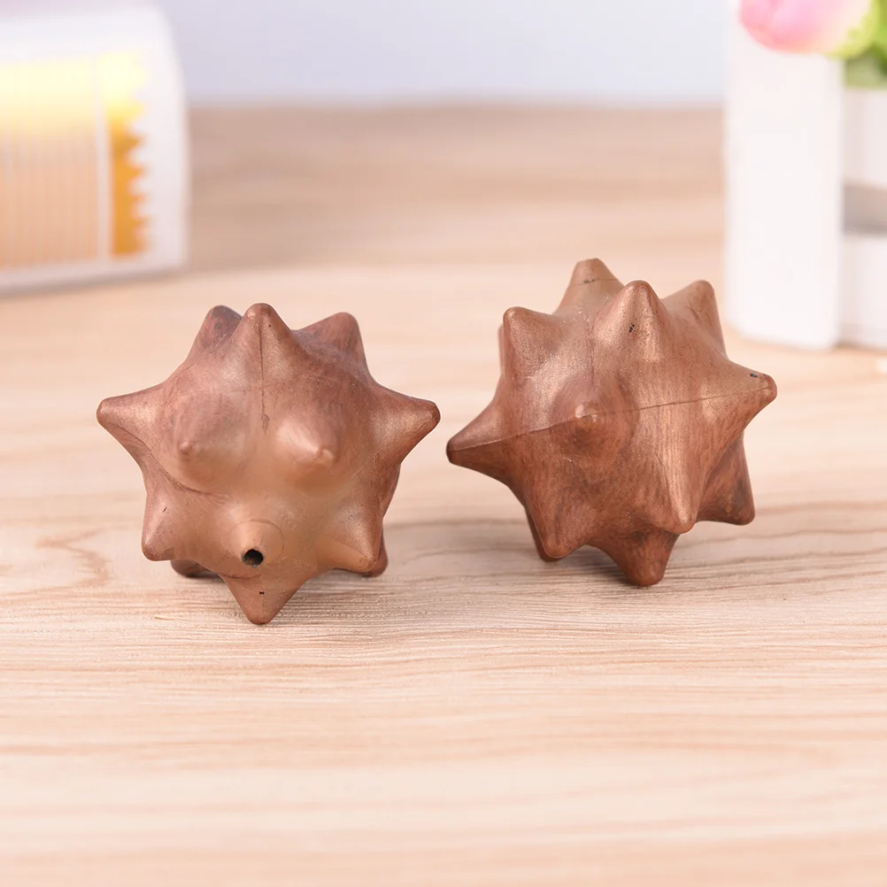 1pc Thai Massager Roller Massage Vietnam Traditional Ball Design Fragrant Wood Body Foot Reflexology Acupuncture Therapy