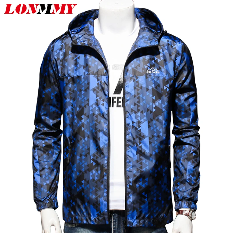 LONMMY ветровка для мужчин куртка уличная Верхняя одежда S куртки и пальто будущих
