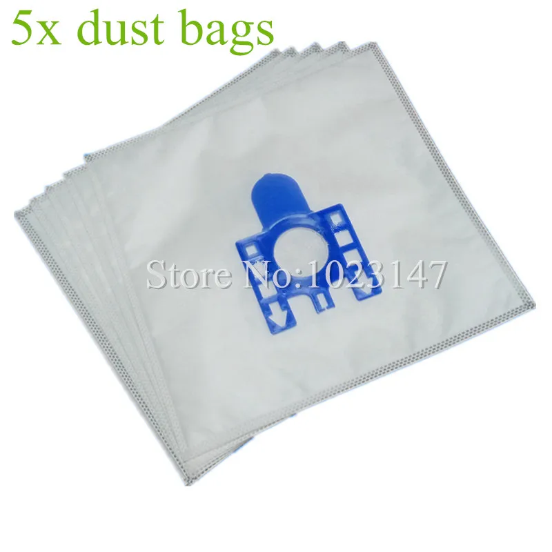 5 Pieces Vacuum Cleaner Hepa Dust Bags Filter Dust Bag Replacement For