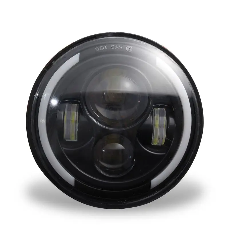 

DC9-30V 150W 7inch Round Car Waterproof Headlight DRL Halo Angle Eyes Headlamps For Jeep Wrangler