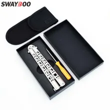 Swayboo BM40 складной нож из нержавеющей стали бабочка практика бабочка в тренировке нож защелка бабочка тренажер