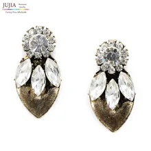 Мода Заявление все Кристалл Стад Серьги