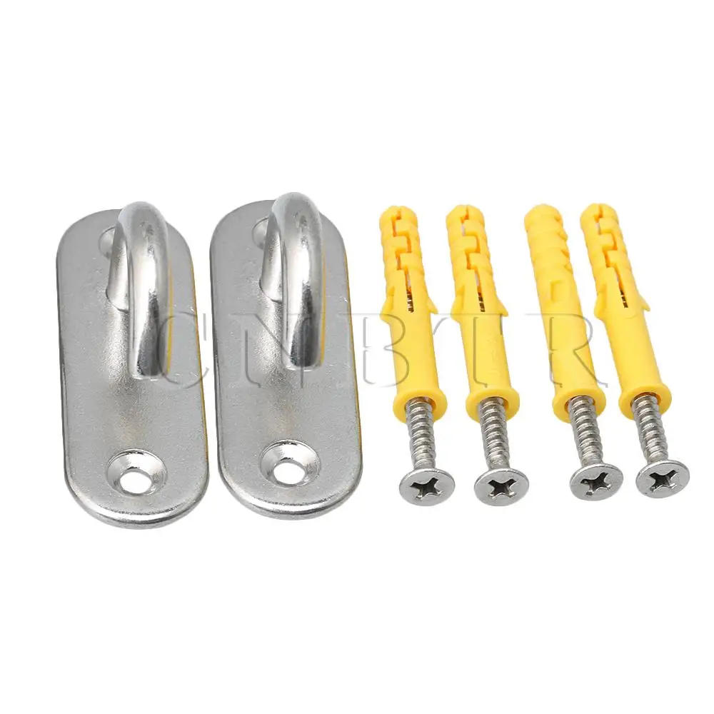CNBTR M6 Screw Mount Hook Hangers Ceiling Wall Mount Hook Load 80kg for