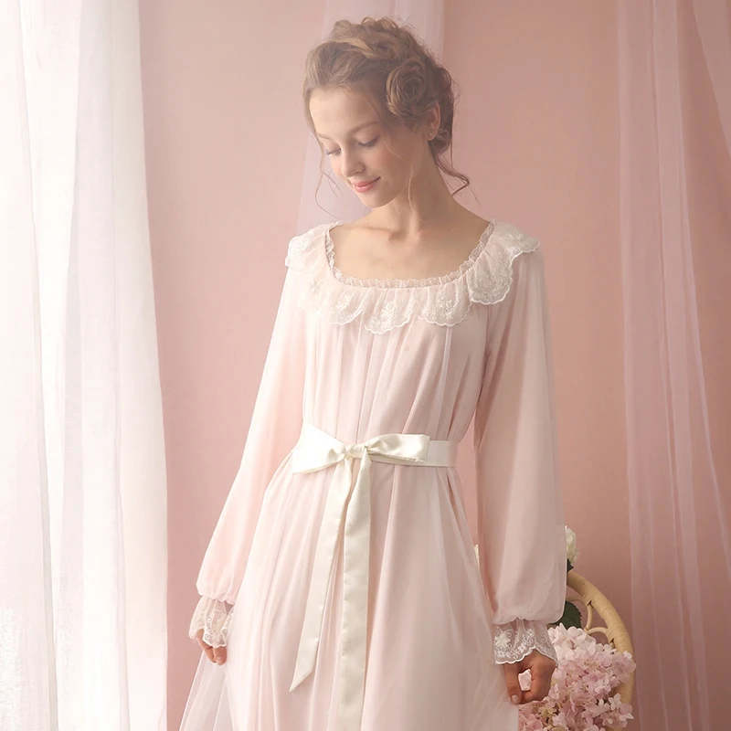 

Sleepwear Nightgown Women Sleepwear Princess Queen Nightgown Vintage