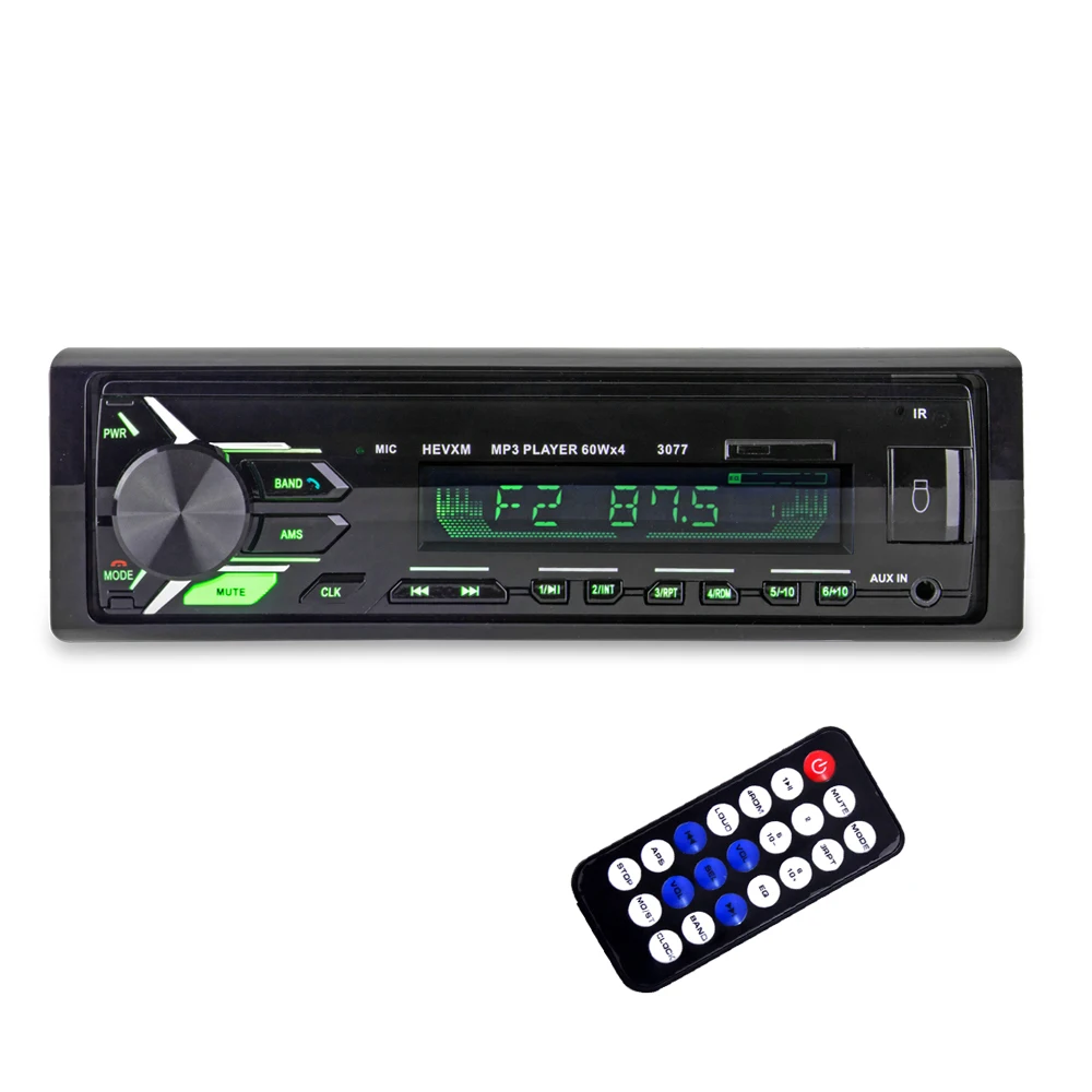 2018 Sale New FM Car Radio 12V Bluetooth V3.0 Panel Auto Audio Stereo