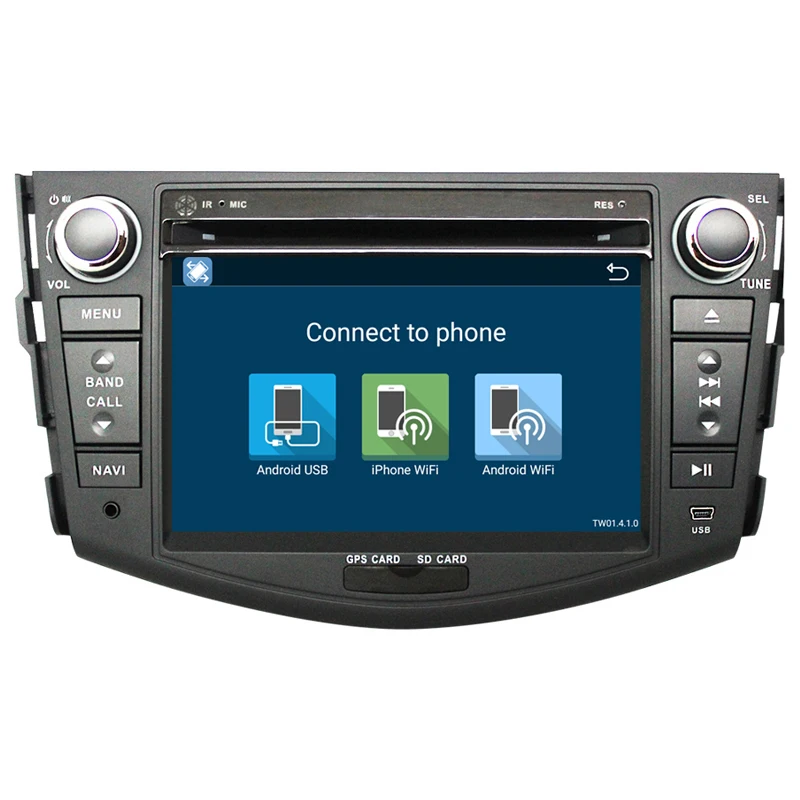 Sale Android 8.1  Quad Core GPS Navi 7" Car DVD Player for Toyota RAV4 06-12 with Bluetooth/RDS/Radio/4G/WIFI/USB/Mirrorlink 15