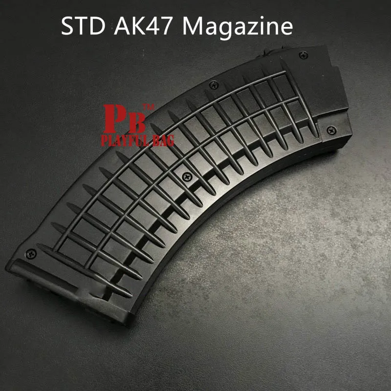 Игривый мешок тактический конкурс CS Хобби DIY аксессуары STD ak47 завод пластик ABS журнал гелевый мяч пистолет ID25 - Цвет: ID2502