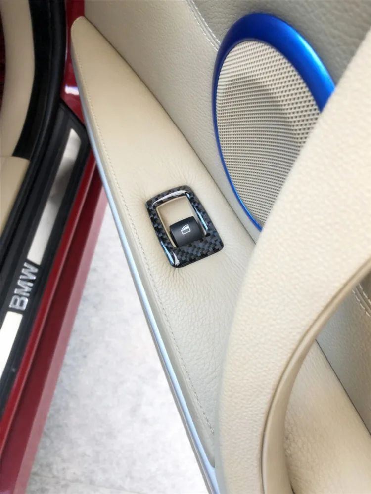 For BMW F20F21F30F341 Series 2 Series 3 Series gt carbon fiber window lift panel accessories (5)