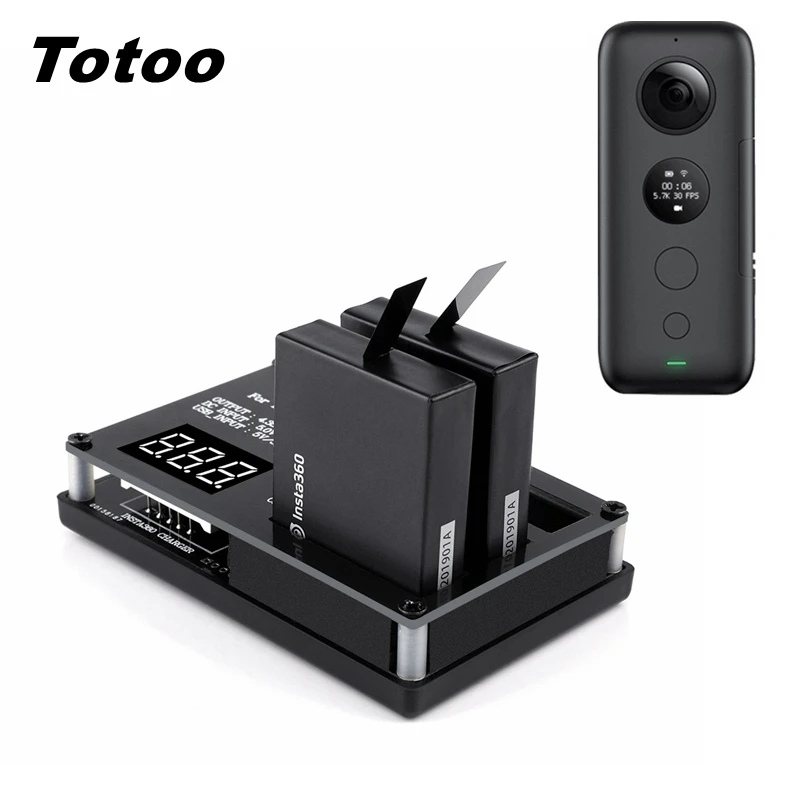 Новое зарядное устройство 3 порта One X + EU/US для камеры Insta360 X|Чехлы экшн-камер| |