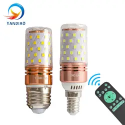 YANDIAO E27 светодио дный Light 220 В SMD 5730 E14 светодио дный свет светодио дный кукурузы лампы освещения дома светодио дный лампы