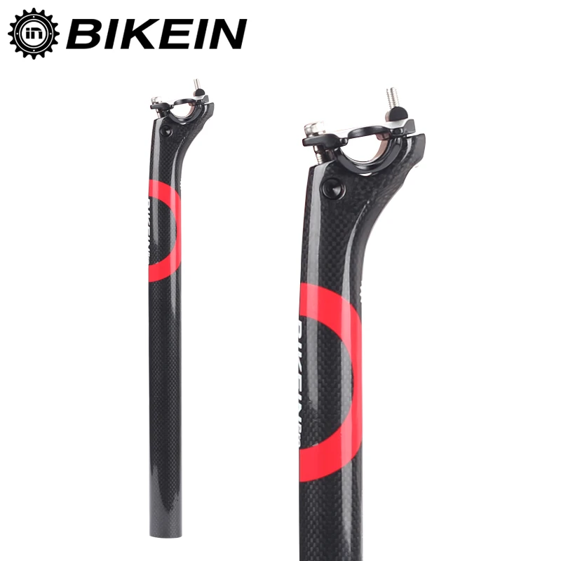 BIKEIN Pro Cycling Mountain Bike Setback 25mm Seatpost Ultralight Road