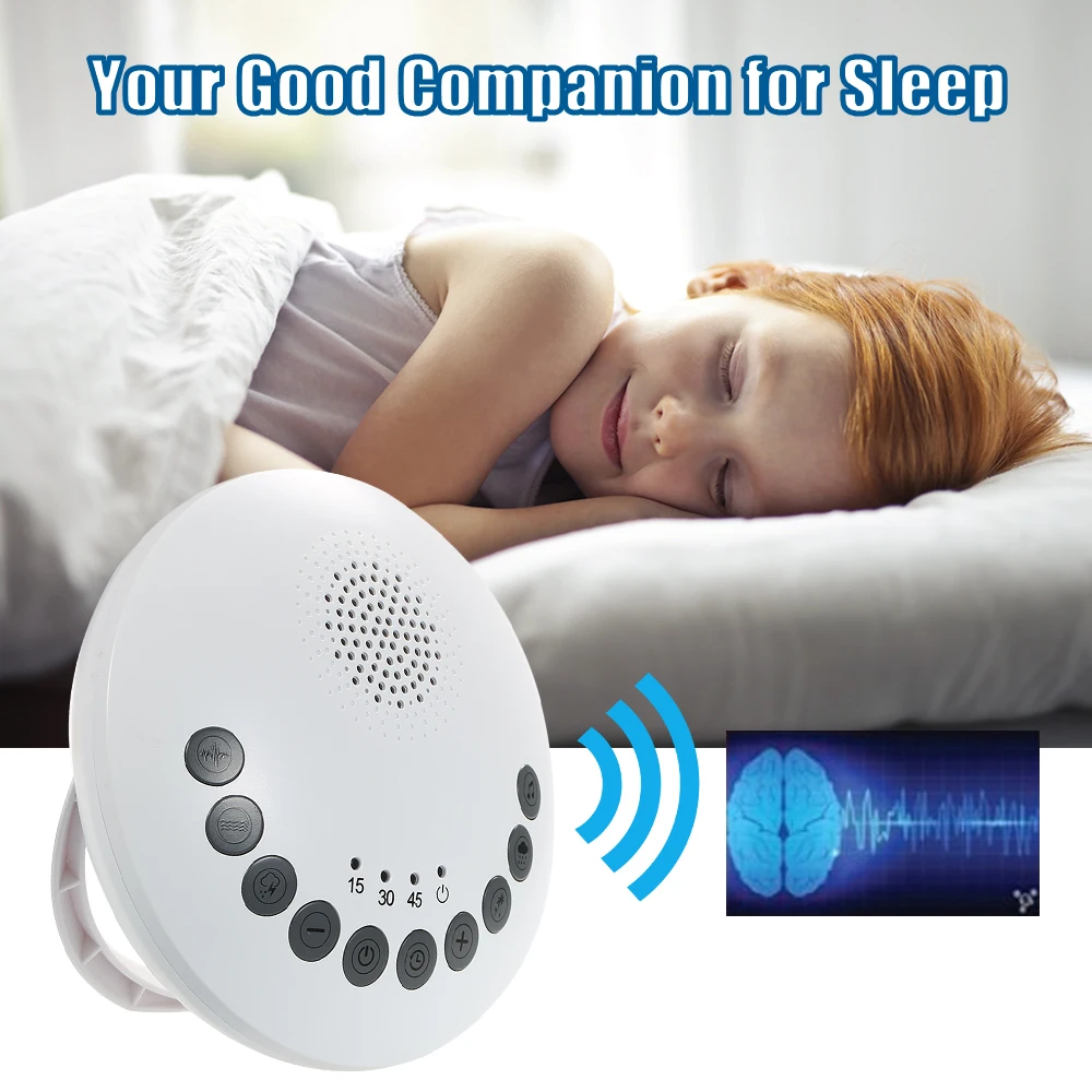

White Noise Sound Machine Sleep Sound Therapy Machine 6 Soothing Sound For Sleeping Relaxation For Baby Adult Office Travel