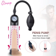 Pénis pompe agrandissement Extender jouets sexuels pour hommes pénis pompe à vide avec pression mâle exercice pompe rehausseur mâle adulte jouets