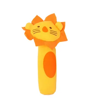 

MACH Lion Pattern Fabric Squeaker Barton Baby Playing Toy