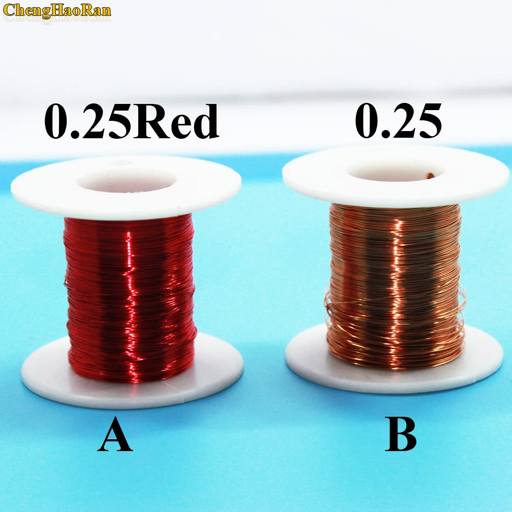 

ChengHaoRan 0.25 mm x 50m New Polyurethane Enameled Wire Copper wire
