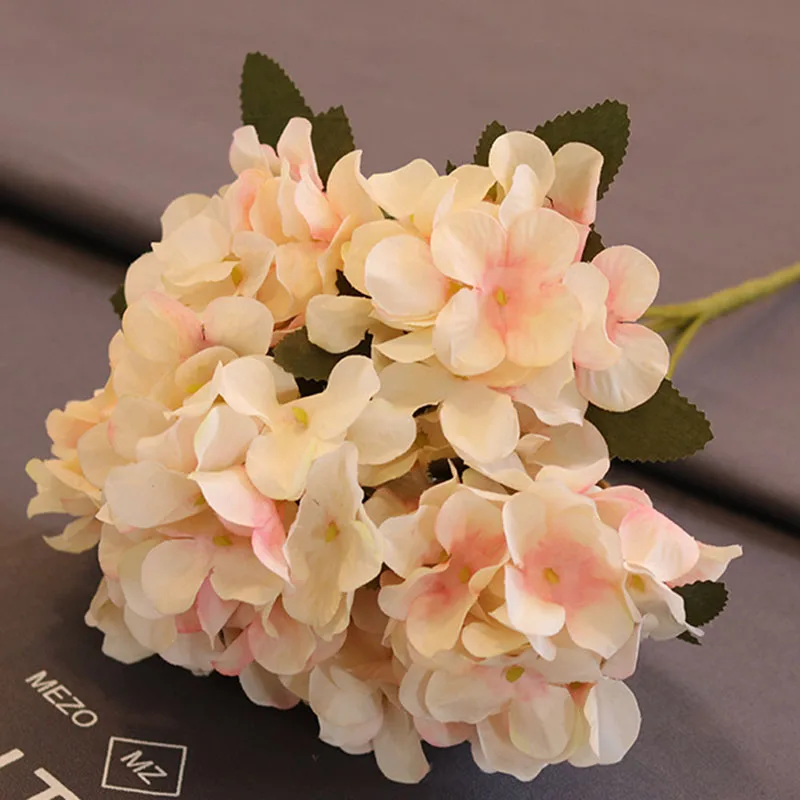 Высококачественная искусственная Гортензия, шелковые цветы, свадебный букет рук, искусственные цветы для свадебного украшения дома, искусственные цветы