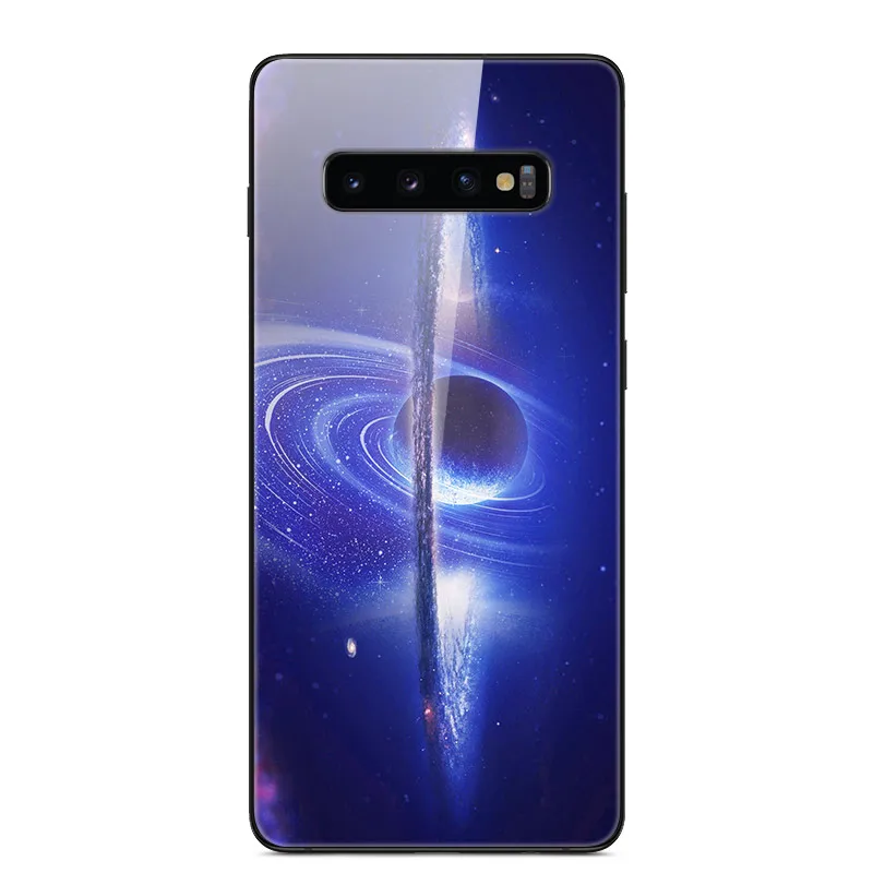 Чехол из закаленного стекла для samsung Galaxy S10 Plus, чехол s, мягкий бампер, Жесткий ПК, задняя крышка для samsung S10 Lite S10e e Funda S 10 Plus - Цвет: 16