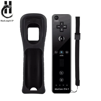 

Multi Color 2 in 1 Wireless Game Remote Controller with Motion Plus Adaptar for Nintendo for Wii Controller joystick