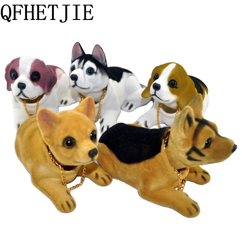 QFHETJIE font b Car b font Ornament Shaking Dog Nodding Dog font b Car b font