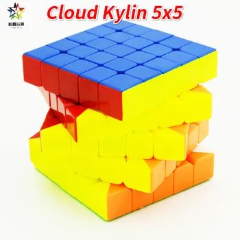 

Zhisheng Yuxin Cloud Kylin 5x5x5 Cube Stickerless Cube Puzzle Toys for Beginner and Children Kids Cubo Magico Gift