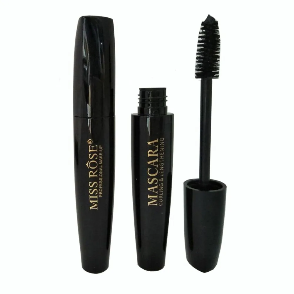 Harga Modis Wanita Alami Maskara Hitam Tahan Lama Tahan Air Serat Sutra Memanjang Curling Bulu Mata Alat Make Up