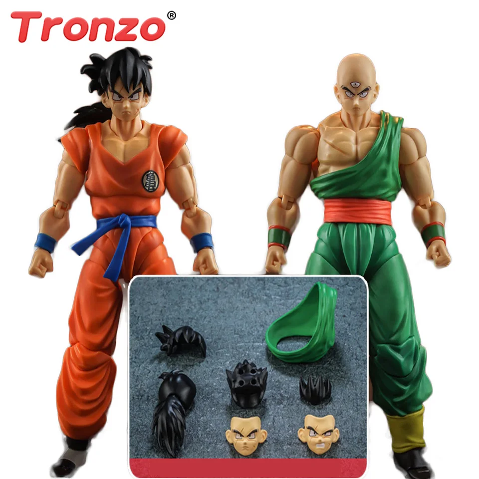 Tronzo 1 компл. костюм для СВЧ Yamcha Tien Шинхан аксессуары без рисунка Dragon Ball фигурку аксессуары Demoniacal Fit