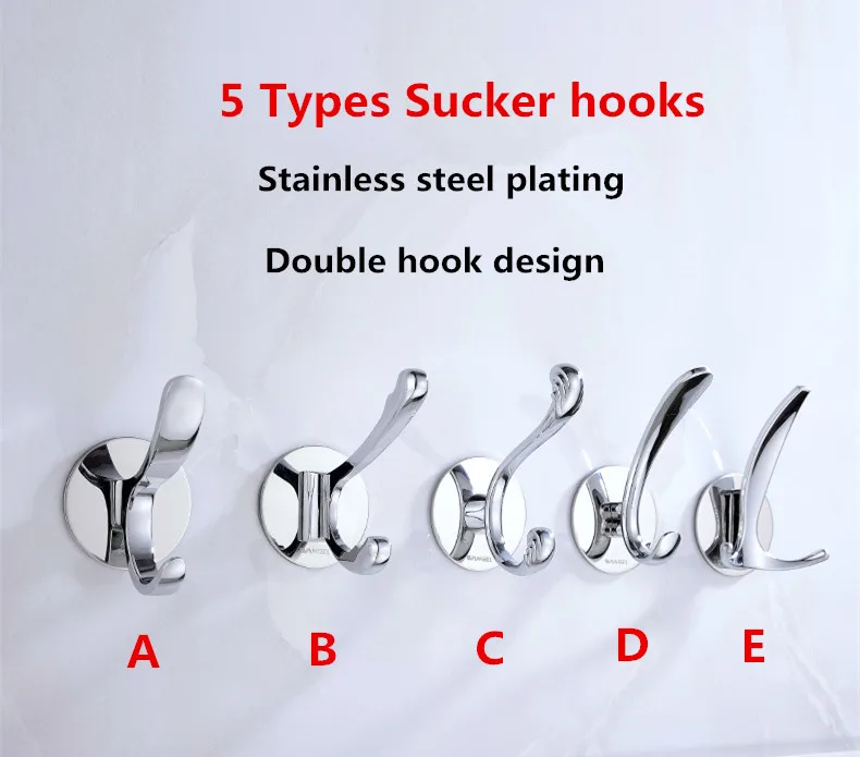 5 Types Suction cup hook Wall adhesive hooks Adhesive cup hook free