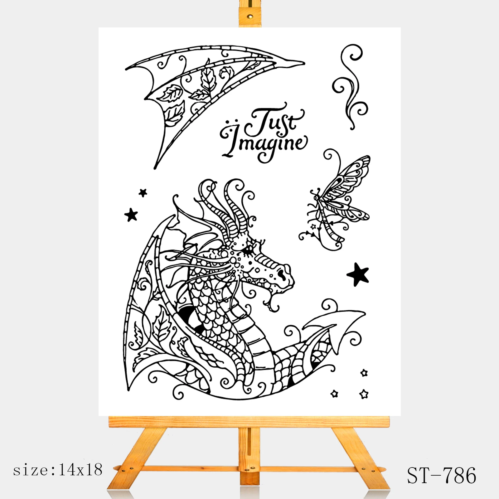 

Zhuoang New ST-786/Beautiful Style Design/Transparent Seal/Silicone Seal DIY Scrapbook Album/Card