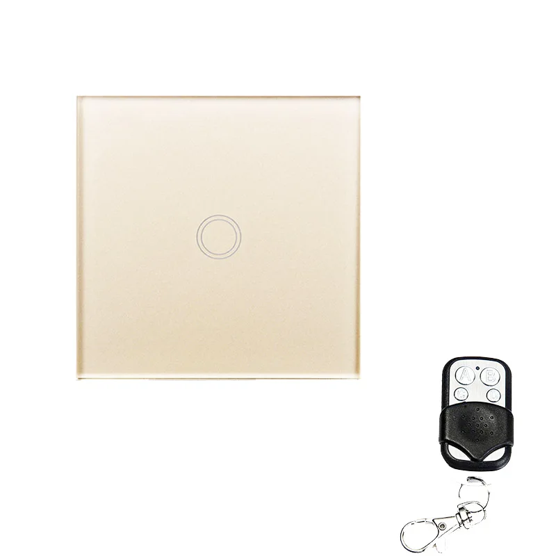 

wall switch white crystal panelTouch Wall Switch For Home lamp switch wireless remote control light intelligent switch home