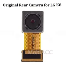 Original para lg k8 k350n parte traseira da substituição da câmera reparação com código de rastreamento válido