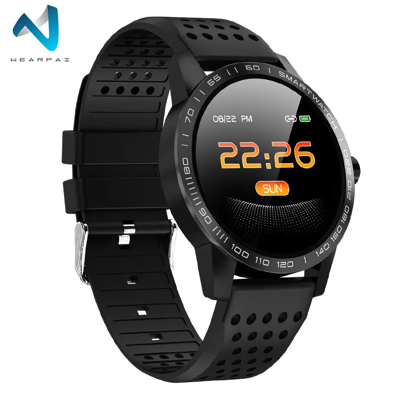 

Wearpai T2 Smart Watch Men Blood Pressure Heart Rate Monitor Fitness Tracker Waterproof Bluetooth Sport Watch for iPhone Xiaomi