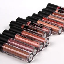 MISS ROSE, 1 шт., матовый блеск для губ, плоская отделка, цвета, матовый пигмент, глянцевая жидкость, Baton, телесный, матовая помада для губ, макияж