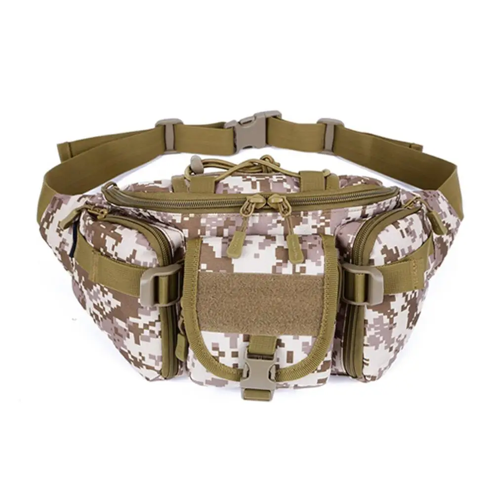 Открытый спортивный кошелек поясная сумка Мужская поясная сумка Военная походная нагрудная сумка - Цвет: VF0057SM