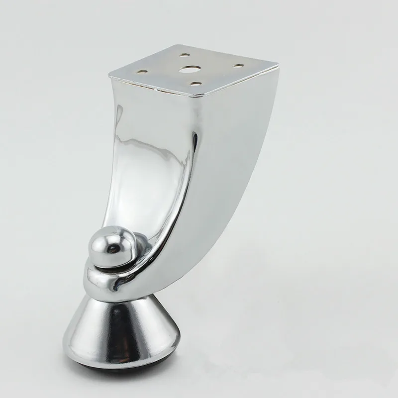 4pcs Horn Shaped Metal Furniture Feet Table Cabinets Legs Sofa Bed