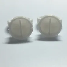 200 шт./лот 17 мм белый Пластик чернил кольцо с двумя пространство чернила татуировки кольцо Micropigment контейнеры