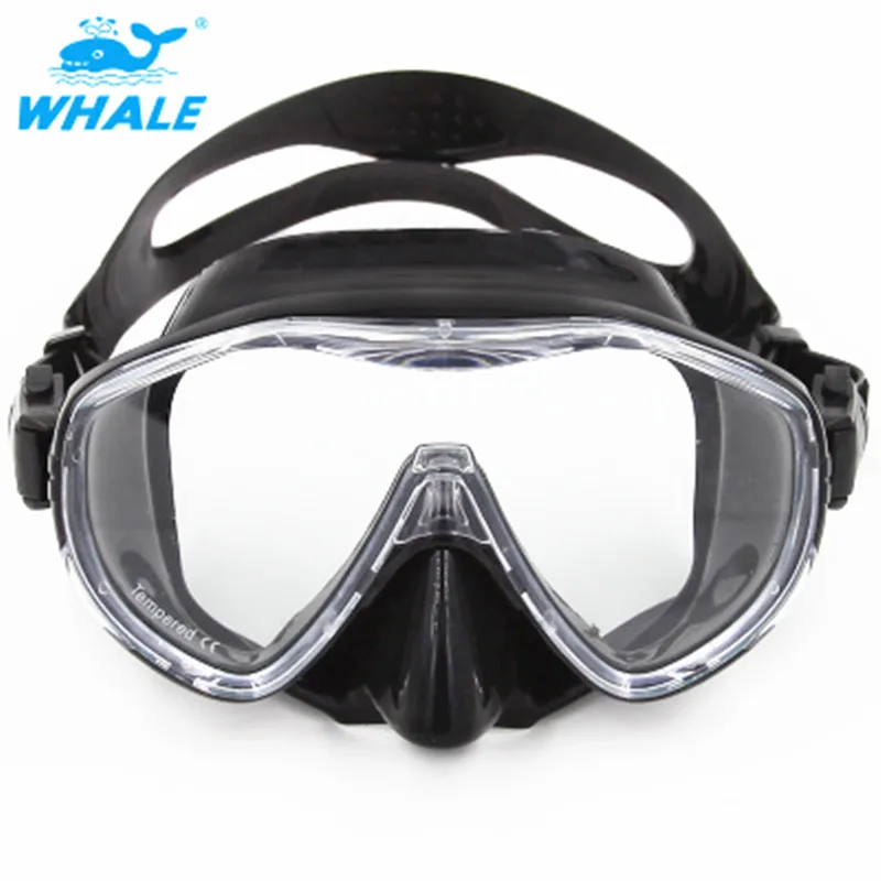 

Professional Diving Mask Anti-fog Large Frame Glasses Flexible Silicone Swimming Snorkel Mask Scuba Gear HD Diving Goggles