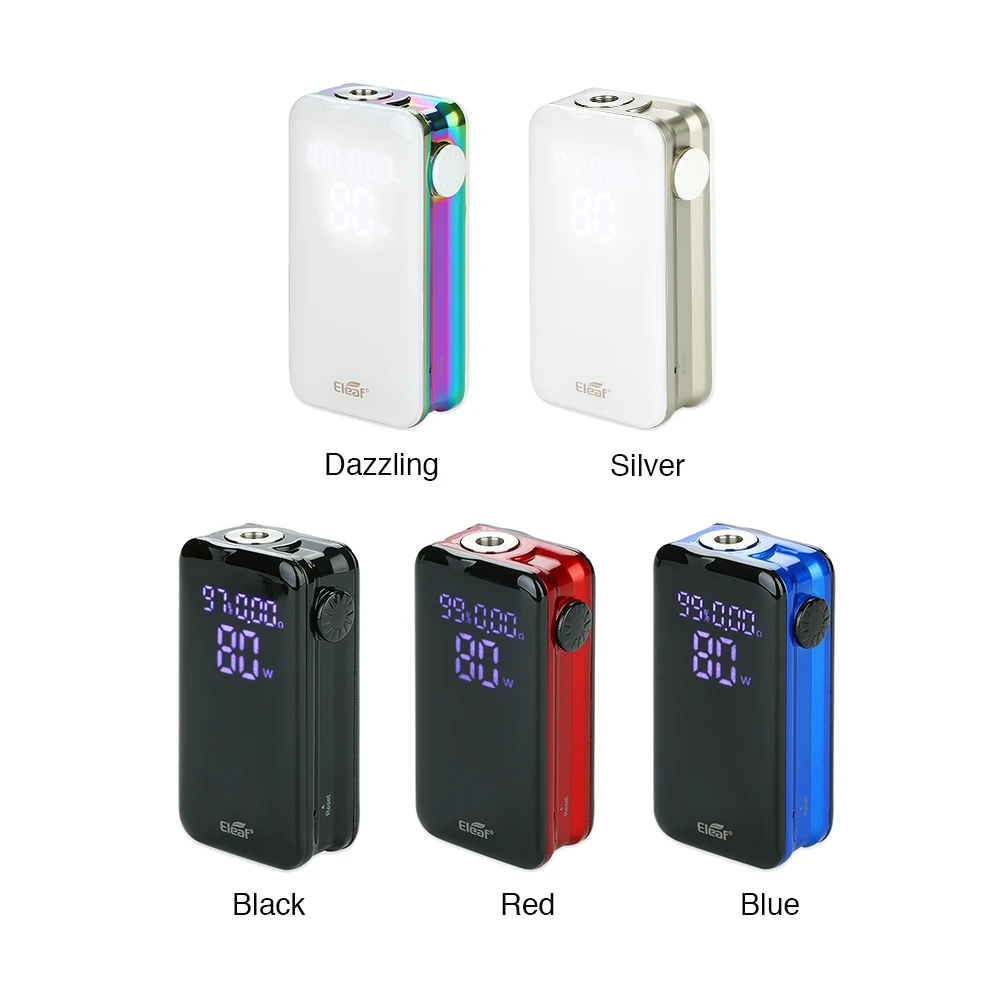 Ceny 100% oryginalny Eleaf iStick Nowos 80W maksymalna wydajność TC MOD 4400mAh wbudowana bateria z LED cyfrowy ekran i 3A szybkie ładowanie Vape